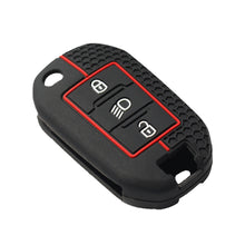 Load image into Gallery viewer, Silicone Remote Key Case Cover Shell Protected Holder Fob for Peugeot 3 Button For Peugeot 208 301 308 508 5008 3008 Citroen 2010 - 2023
