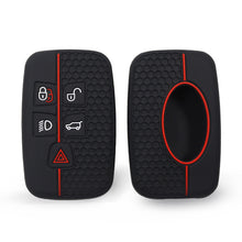 Load image into Gallery viewer, 5 Buttons Car Key Case Silicone Cover For Land Rover Range Rover Sport Velar Evoque Freelander2 Discovery Jaguar XF XJ XJL XE
