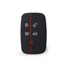 Load image into Gallery viewer, 5 Buttons Car Key Case Silicone Cover For Land Rover Range Rover Sport Velar Evoque Freelander2 Discovery Jaguar XF XJ XJL XE
