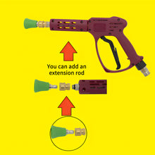 Load image into Gallery viewer, 0° 15° 25° 40° Car Wash Rubber Sleeve Sector Nozzle Splash Proof Stainless Steel Nozzle High Pressure Water Nozzle Accessories
