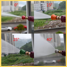 Load image into Gallery viewer, 0° 15° 25° 40° Car Wash Rubber Sleeve Sector Nozzle Splash Proof Stainless Steel Nozzle High Pressure Water Nozzle Accessories
