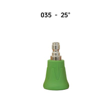 Load image into Gallery viewer, 0° 15° 25° 40° Car Wash Rubber Sleeve Sector Nozzle Splash Proof Stainless Steel Nozzle High Pressure Water Nozzle Accessories
