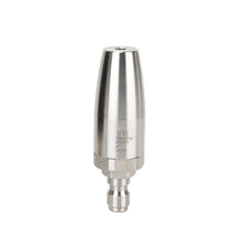 Load image into Gallery viewer, 360° Rotating High Pressure Water Nozzle Stainless Steel Lotus Nozzle Rust Removing Quick Connector Accessories
