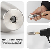 Load image into Gallery viewer, 360° Rotating High Pressure Water Nozzle Stainless Steel Lotus Nozzle Rust Removing Quick Connector Accessories

