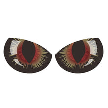 Load image into Gallery viewer, 2Pcs Car 3D Stereo Reflective Eyes Sticker Creative Rearview Mirror Sticker Decals Eyes Stickers
