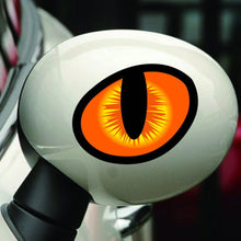 Load image into Gallery viewer, 2Pcs Car 3D Stereo Reflective Eyes Sticker Creative Rearview Mirror Sticker Decals Eyes Stickers
