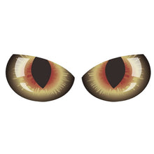 Load image into Gallery viewer, 2Pcs Car 3D Stereo Reflective Eyes Sticker Creative Rearview Mirror Sticker Decals Eyes Stickers
