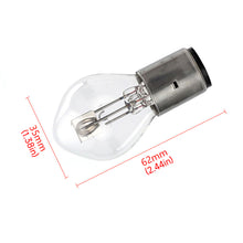 Load image into Gallery viewer, Motorcycle BA20D High Brightness Bulbs 12V 35W Halogen Headlight Singal Lamp Bulb Amber
