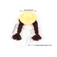 Load image into Gallery viewer, Cute Mini Cap Small Pets Decoration Hat Hamster Parrot Guinea Pig Braided Hair Hats Doll Accessories Pets Party Costume Caps
