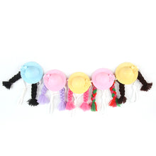 Load image into Gallery viewer, Cute Mini Cap Small Pets Decoration Hat Hamster Parrot Guinea Pig Braided Hair Hats Doll Accessories Pets Party Costume Caps
