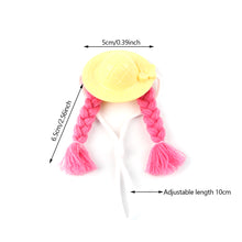 Load image into Gallery viewer, Cute Mini Cap Small Pets Decoration Hat Hamster Parrot Guinea Pig Braided Hair Hats Doll Accessories Pets Party Costume Caps
