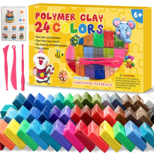 Load image into Gallery viewer, 32/24 Colors Clay Air-dried Clay Set Ultra Light Plastic Clay with Carving Tools DIY Crafts Gifts for Friends DIY for Children
