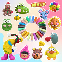 Load image into Gallery viewer, 32/24 Colors Clay Air-dried Clay Set Ultra Light Plastic Clay with Carving Tools DIY Crafts Gifts for Friends DIY for Children
