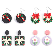 Load image into Gallery viewer, Non-Toxic Non-Sticky Polymer Clay Earring Kit Art DIY Oven Bake Modeling with 8 Clay Tools and Accessories Gift for Kids Adults
