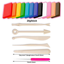 Load image into Gallery viewer, Non-Toxic Non-Sticky Polymer Clay Earring Kit Art DIY Oven Bake Modeling with Clay Tools and Accessories Gift for Kids Adults
