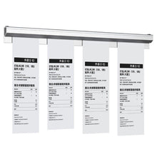 Load image into Gallery viewer, 20/30cm Restaurant Ticket Holder Aluminum Order Rack Receipt Holder Silvery Kitchen Slide Check Rack for Office Cafes Pubs

