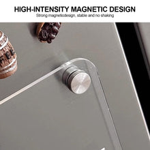 Load image into Gallery viewer, Magnetic Transparent Acrylic Week Plan Message Board Fridge Calendar Scratchable Magnetic Refrigerator Sticker

