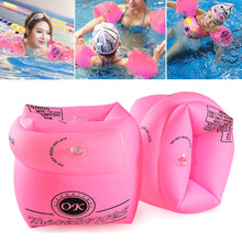 Load image into Gallery viewer, 2Pcs Children Swimming Gear Arm Swimming Rings Inflatable Kids Arm Float Rings Inflatable Arm Floaties Safety Swimming Float
