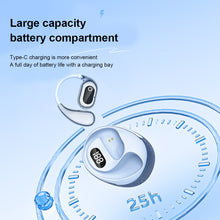 Load image into Gallery viewer, Single Ear AI Intelligent Translation Bluetooth Headset OWS Hanging Ear Long Endurance Sports Headset With Digital Display
