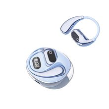 Load image into Gallery viewer, Single Ear AI Intelligent Translation Bluetooth Headset OWS Hanging Ear Long Endurance Sports Headset With Digital Display

