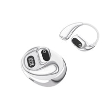 Load image into Gallery viewer, Single Ear AI Intelligent Translation Bluetooth Headset OWS Hanging Ear Long Endurance Sports Headset With Digital Display
