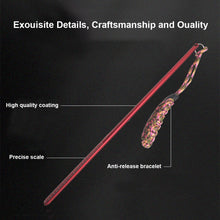 Load image into Gallery viewer, 1PC 35CM Aluminum Alloy Diving Bell Stick Underwater Detector Bar With Graduated Bottle Knocker Device With Hand Rope
