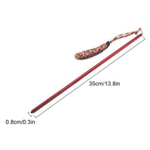 Load image into Gallery viewer, 1PC 35CM Aluminum Alloy Diving Bell Stick Underwater Detector Bar With Graduated Bottle Knocker Device With Hand Rope
