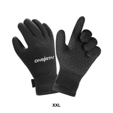 Load image into Gallery viewer, 1Pair 3MM Anti-Cut Anti-Stab Diving Gloves Outdoor Warm Non-Slip Sports Rubber Gloves
