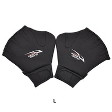 Load image into Gallery viewer, 1Pair 2MM Diving Swimming Training Webbed Gloves Wrist Adjustable Imitation Duck Feet Open Fingers Design Diving Equipment
