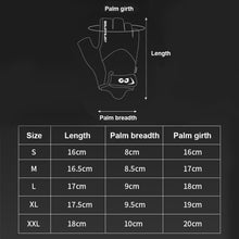 Load image into Gallery viewer, 1Pair Outdoor Non-Slip Shock-Absorbing Half-Finger Cycling Gloves Breathable Yoga Fitness Gloves Self-Adhesive Cloth Fixed
