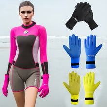 Load image into Gallery viewer, 1Pair 3MM Non-Slip Cold-Resistant Scratch Resistant Diving Gloves Outdoor Fishing Equipment
