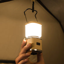 Load image into Gallery viewer, 1PC Outdoor Portable Camping Light Retro Atmosphere Light With Handle Type-C Charging Emergency Flashlight
