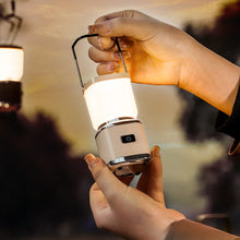Load image into Gallery viewer, 1PC Outdoor Portable Camping Light Retro Atmosphere Light With Handle Type-C Charging Emergency Flashlight
