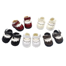 Load image into Gallery viewer, Miniature Patterned Leather Shoes for 17cm Dolls Cute Fashion Accessories Doll Clothes DIY Doll Accessories Gifts for Girls Friends
