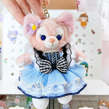 Load image into Gallery viewer, Miniature Blue Dress Set for 17cm Labubu Dolls Cute DIY Doll Clothes Fashion Accessories Lovely Outfit Gifts for Girls Friends

