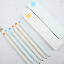 Load image into Gallery viewer, Rotary Press Signature Pen Set 0.5mm Gift Box Fun Stationery with Design Kawaii School Supplies Student Gifts
