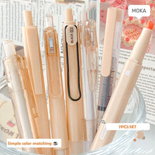 Load image into Gallery viewer, Black Ink Signature Pen Set Dopamine Retractable Pen Quick-Drying for School Supplies Office Supplies Stationery
