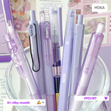 Load image into Gallery viewer, Black Ink Signature Pen Set Dopamine Retractable Pen Quick-Drying for School Supplies Office Supplies Stationery
