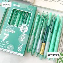 Load image into Gallery viewer, Black Ink Signature Pen Set Dopamine Retractable Pen Quick-Drying for School Supplies Office Supplies Stationery
