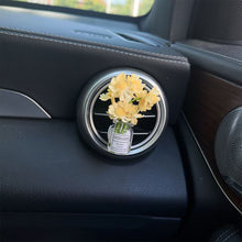 Load image into Gallery viewer, Mini Car Air Outlet Decoration Ornaments Babysbreath Jasmine Vase Glass Micro Landscape Interior Console
