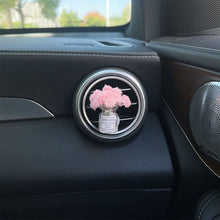 Load image into Gallery viewer, Mini Car Air Outlet Decoration Ornaments Babysbreath Jasmine Vase Glass Micro Landscape Interior Console
