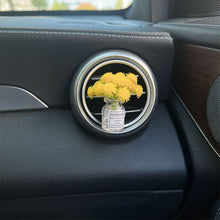 Load image into Gallery viewer, Mini Car Air Outlet Decoration Ornaments Babysbreath Jasmine Vase Glass Micro Landscape Interior Console
