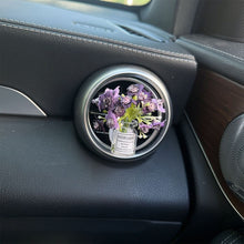 Load image into Gallery viewer, Mini Car Air Outlet Decoration Ornaments Babysbreath Jasmine Vase Glass Micro Landscape Interior Console
