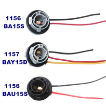Load image into Gallery viewer, 1Pcs 1156/1157 Bulb Socket Holder Adapter Car Brake Tail Light Base Connector Accessories

