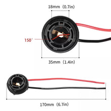 Load image into Gallery viewer, 1Pcs 1156/1157 Bulb Socket Holder Adapter Car Brake Tail Light Base Connector Accessories
