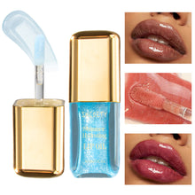 Load image into Gallery viewer, Mint Flavored Lip Oil Water Gloss Glass Lips Plump Lips Lip Gloss Moisturizing Long-lasting Non Stick To Cup Lip Oil
