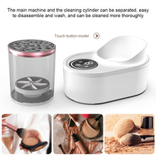 Load image into Gallery viewer, Makeup Brush Washer Lazy Household Electric Cleaning Quick Drying Brush Charging Automatic Washer Tool
