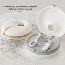 Load image into Gallery viewer, Doughnut Braces Storage Box Invisible Braces Orthodontic Retainers Storage Box Portable Denture Storage Box
