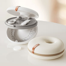 Load image into Gallery viewer, Doughnut Braces Storage Box Invisible Braces Orthodontic Retainers Storage Box Portable Denture Storage Box
