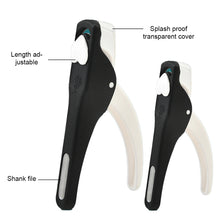Load image into Gallery viewer, One Line Anti Splash Scissors DIY Nail Stainless Steel Nail Blade Scissors Extended Phototherapy Nail French U-shaped Nail Clipper
